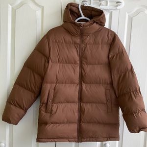 Unisex Winter Jacket with a Hood, size S